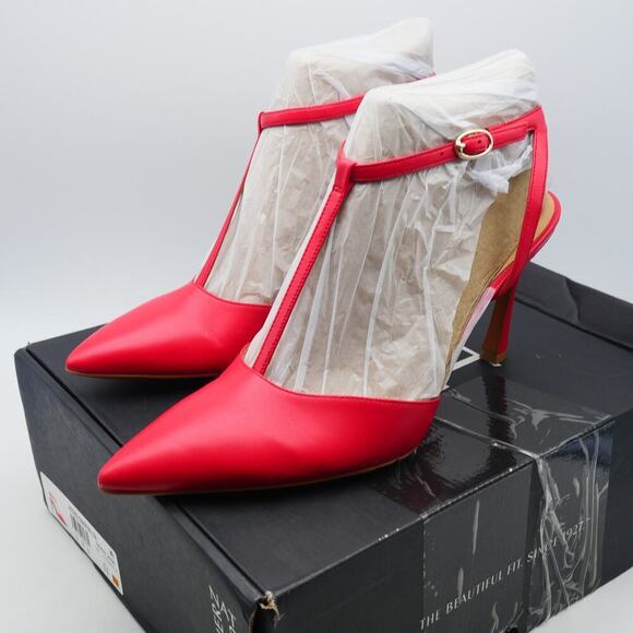 Naturalizer Shoes - NEW Naturalizer Women's 11 Narrow Astrid Pumps Heels Shoes Crantini Red Leather